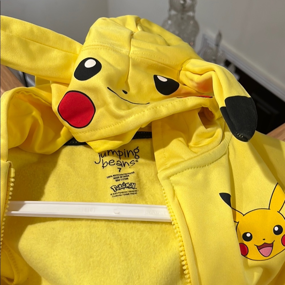 Jumping Beans Pikachu Yellow Hoodie